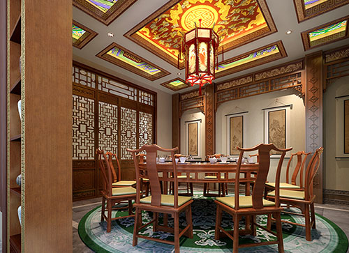 黄江镇中式古典风格家居装修设计效果图