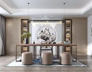 黄江镇新中式风格茶室如何规划设计